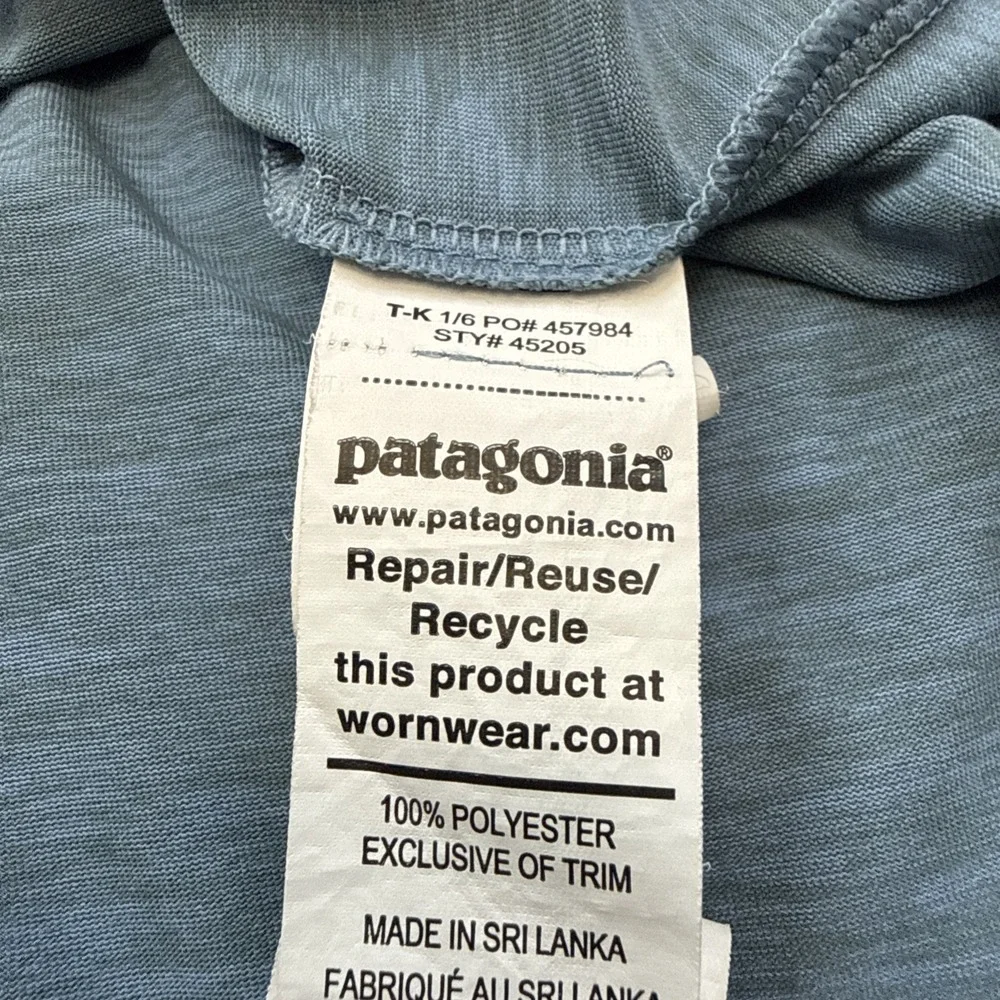 Patagonia capilene cool daily shirt women's XL blue active performance hike camp - Picture 9 of 10